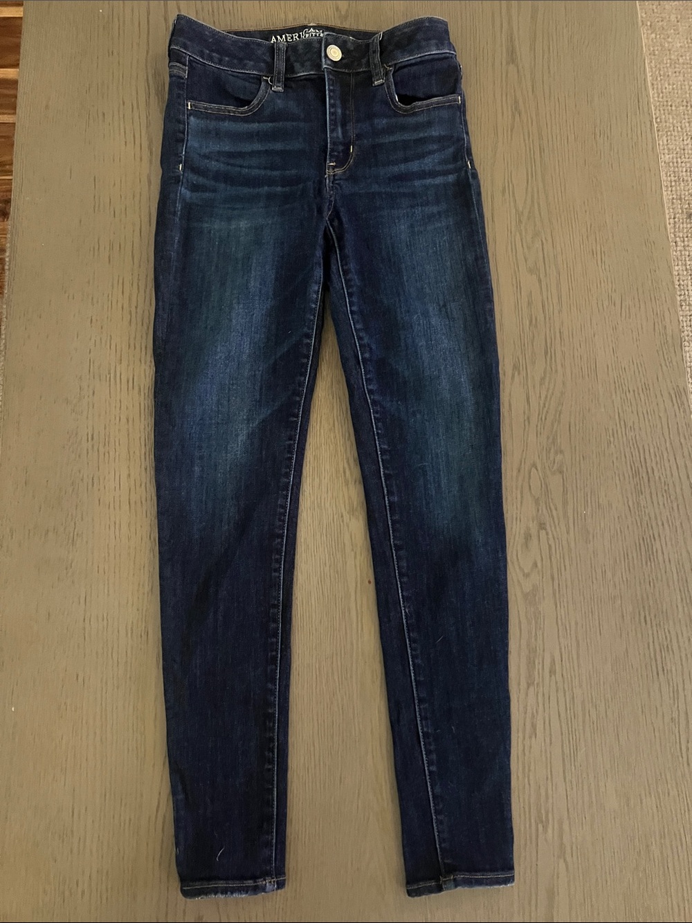 American Eagle Outfitters Navy Blue Women's Skinny Jeans